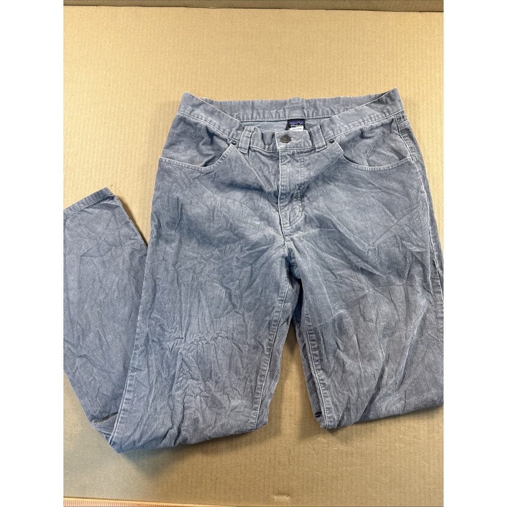 Patagonia Corduroy Pants Mens 32x32 Gray Straight Leg Organic Cotton